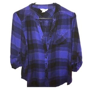 3/4 sleeve soft flannel